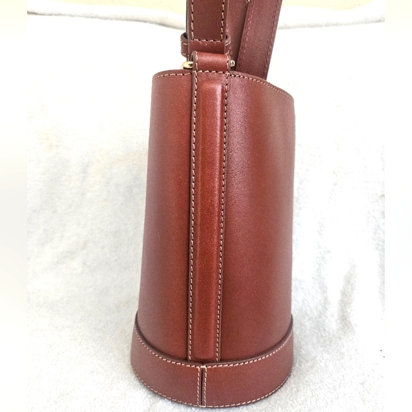 A.P.C. Sac Ambre Seau Small Bucket Bag ~ Hazelnut - Picture 7 of 10